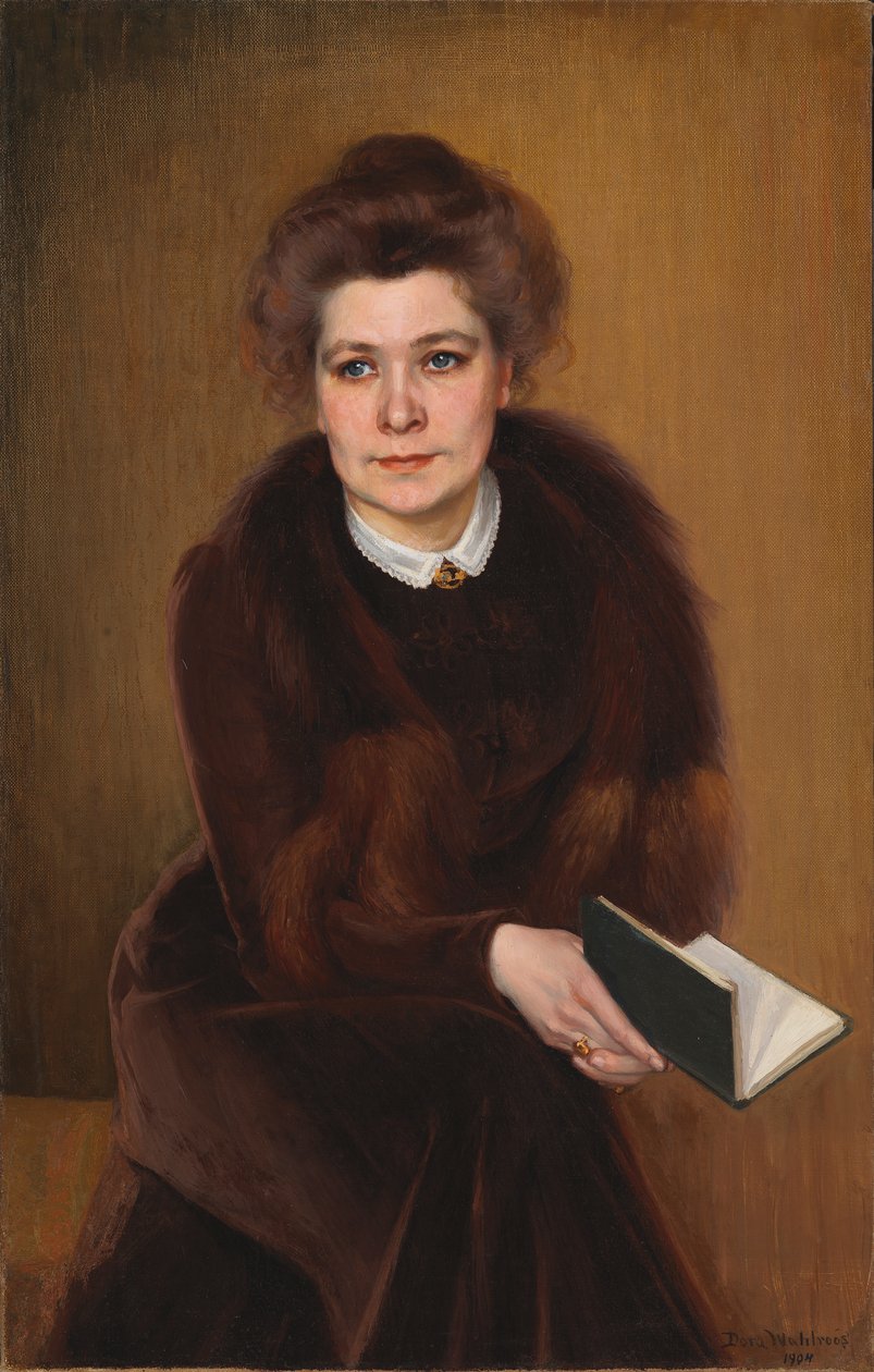 Irma (Portræt af kunstnerens søster) af Dora Wahlroos