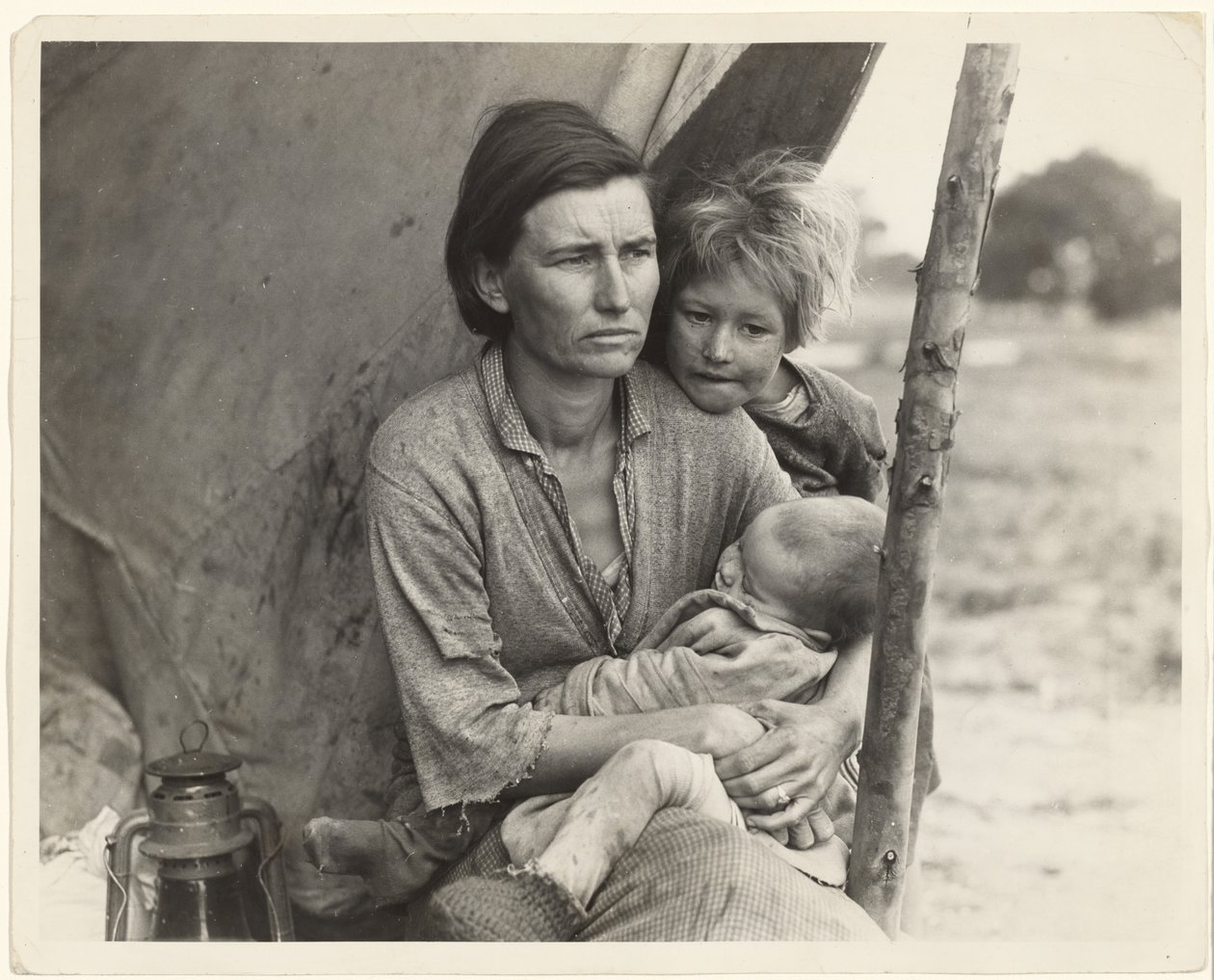 Fattige ærteplukkere i Californien af Dorothea Lange