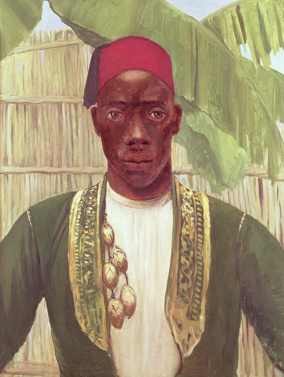 Kong Mutesa af Buganda, fra et billede af Dorothy Stanley