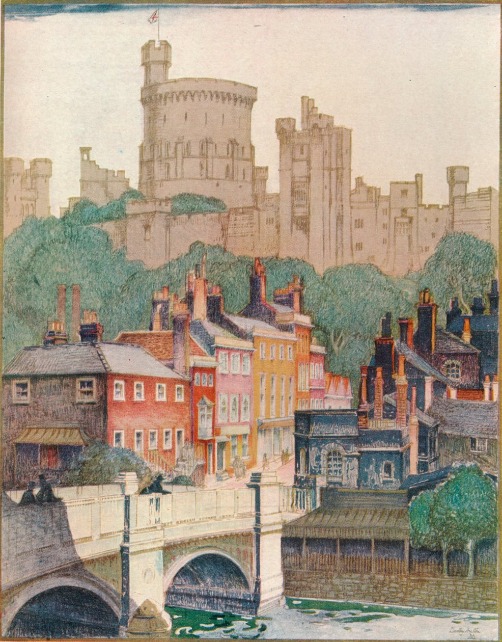 Windsor Castle, 1922. 1924 af Dorothy Hutton
