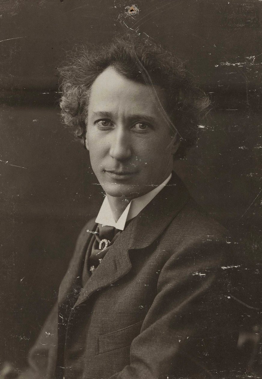 Portræt af pianist og komponist Emil von Sauer 1862-1942, ca. 1905. af Dortmund . Photo studio Neuhaus
