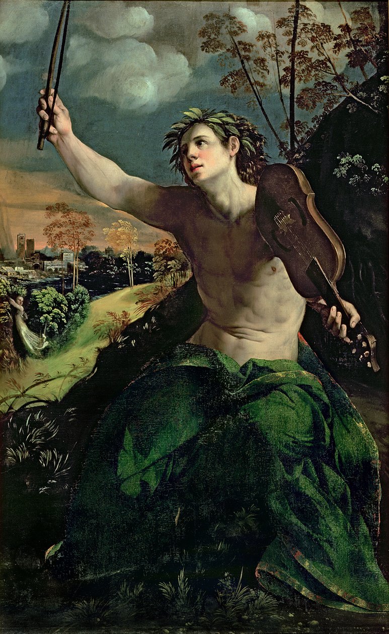 Apollo og Daphne af Dosso Dossi