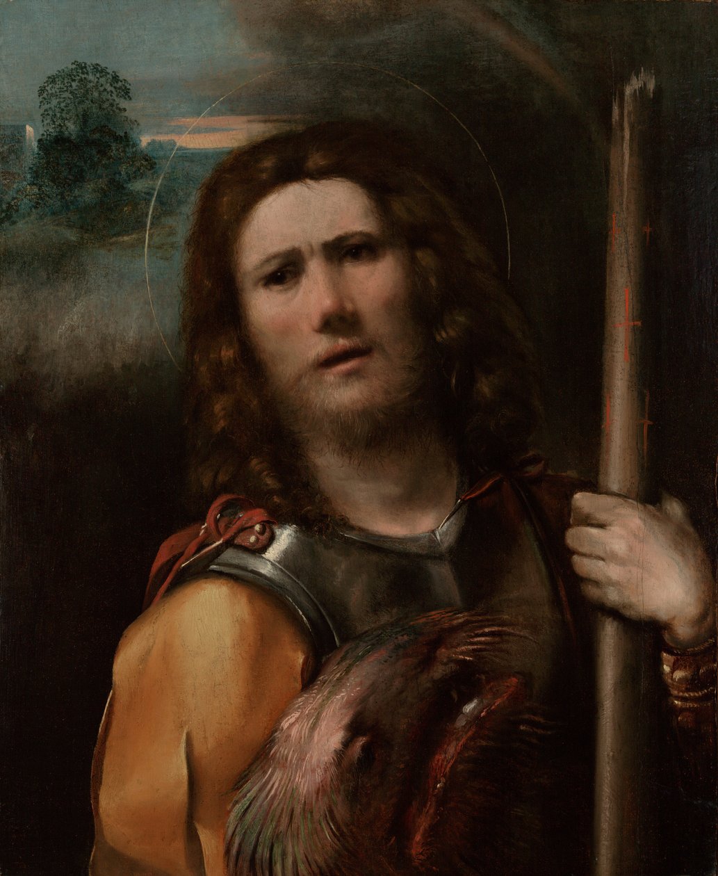 Sankt George af Dosso Dossi (Giovanni di Niccolò de Lutero)