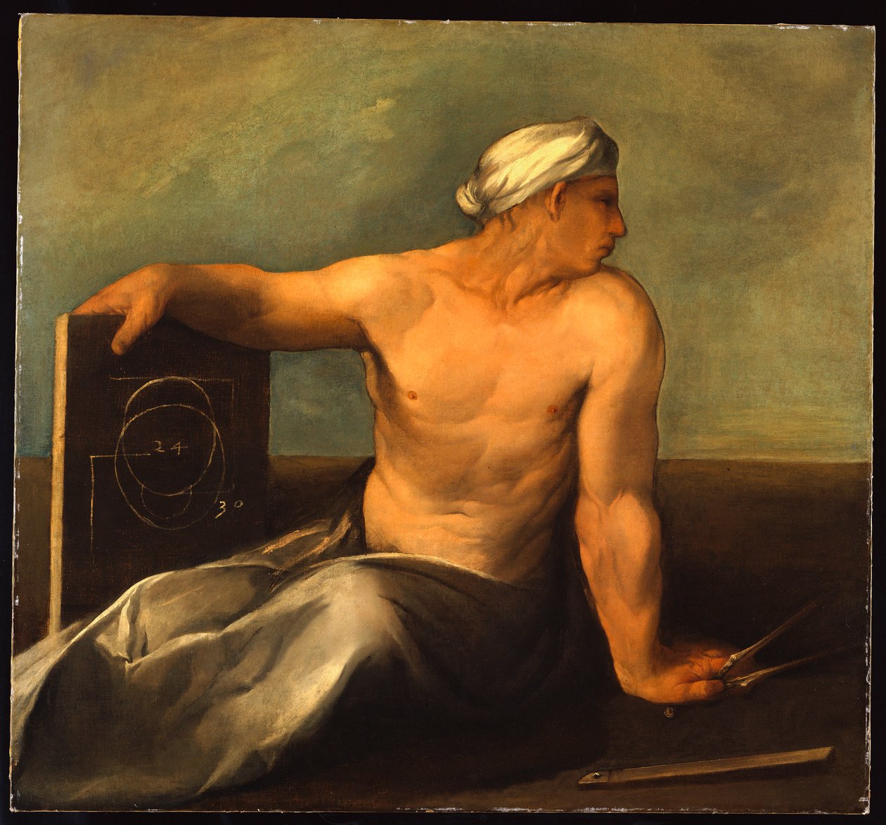 En personificering af geometri af Dosso Dossi