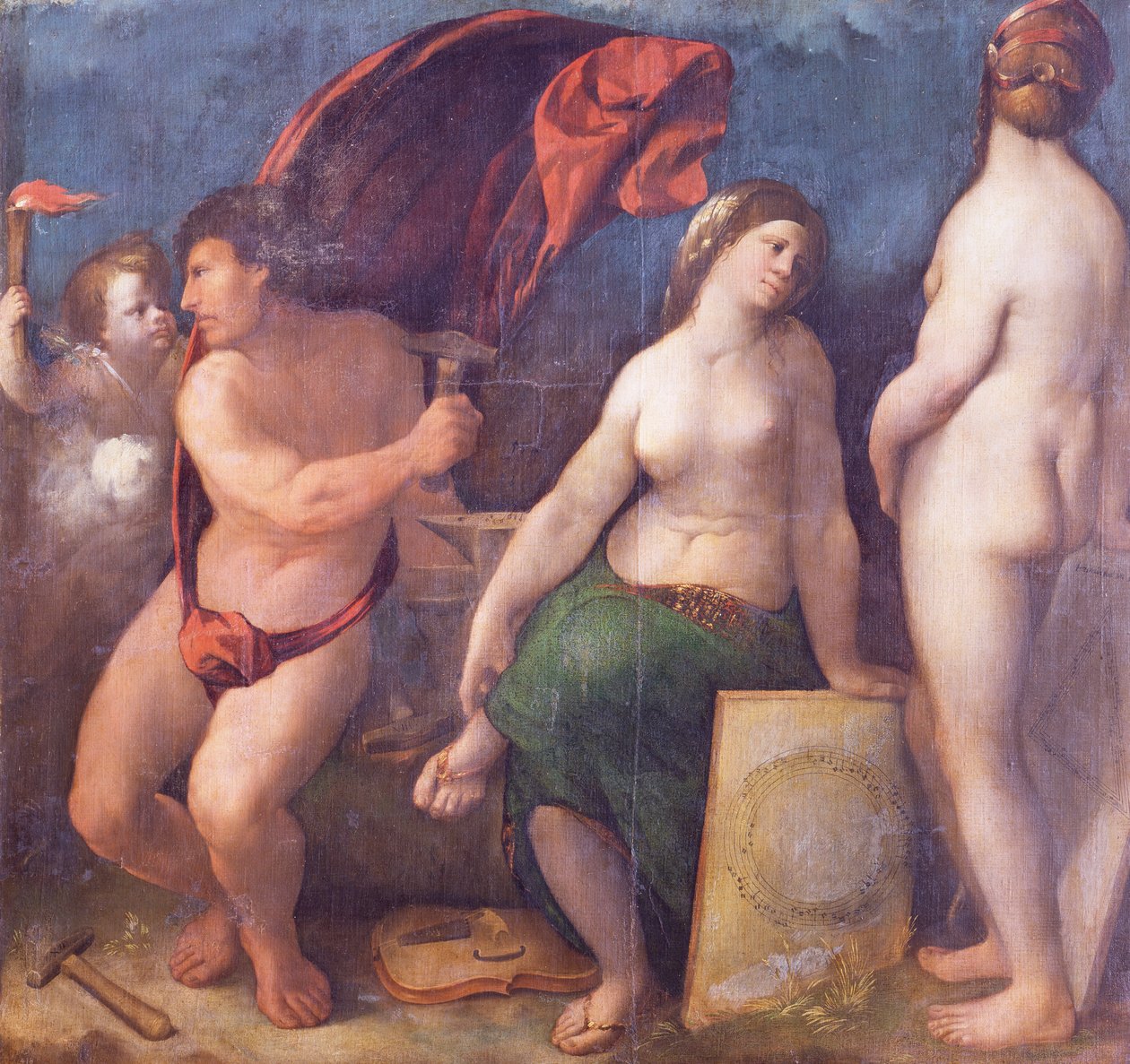 Allegori af musik af Dosso Dossi