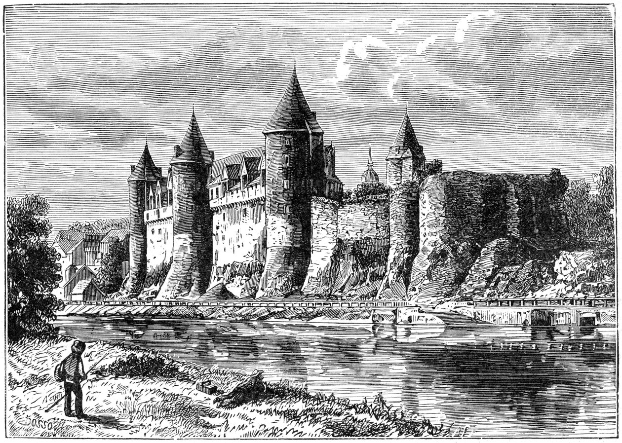 Josselin slot, Frankrig, 1898 af Dosso Dossi