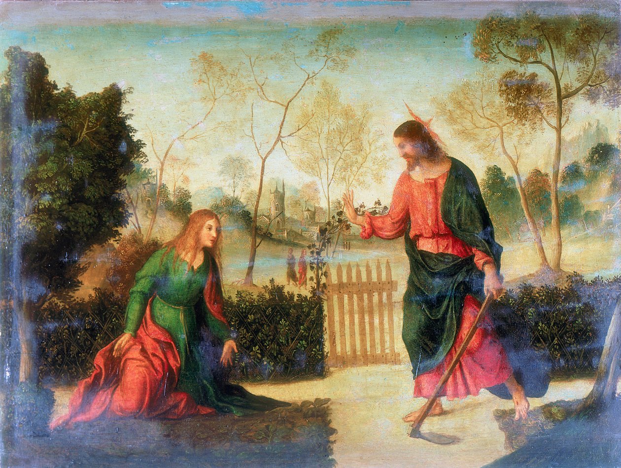 Noli Me Tangere, begyndelsen af det 16. århundrede af Dosso Dossi