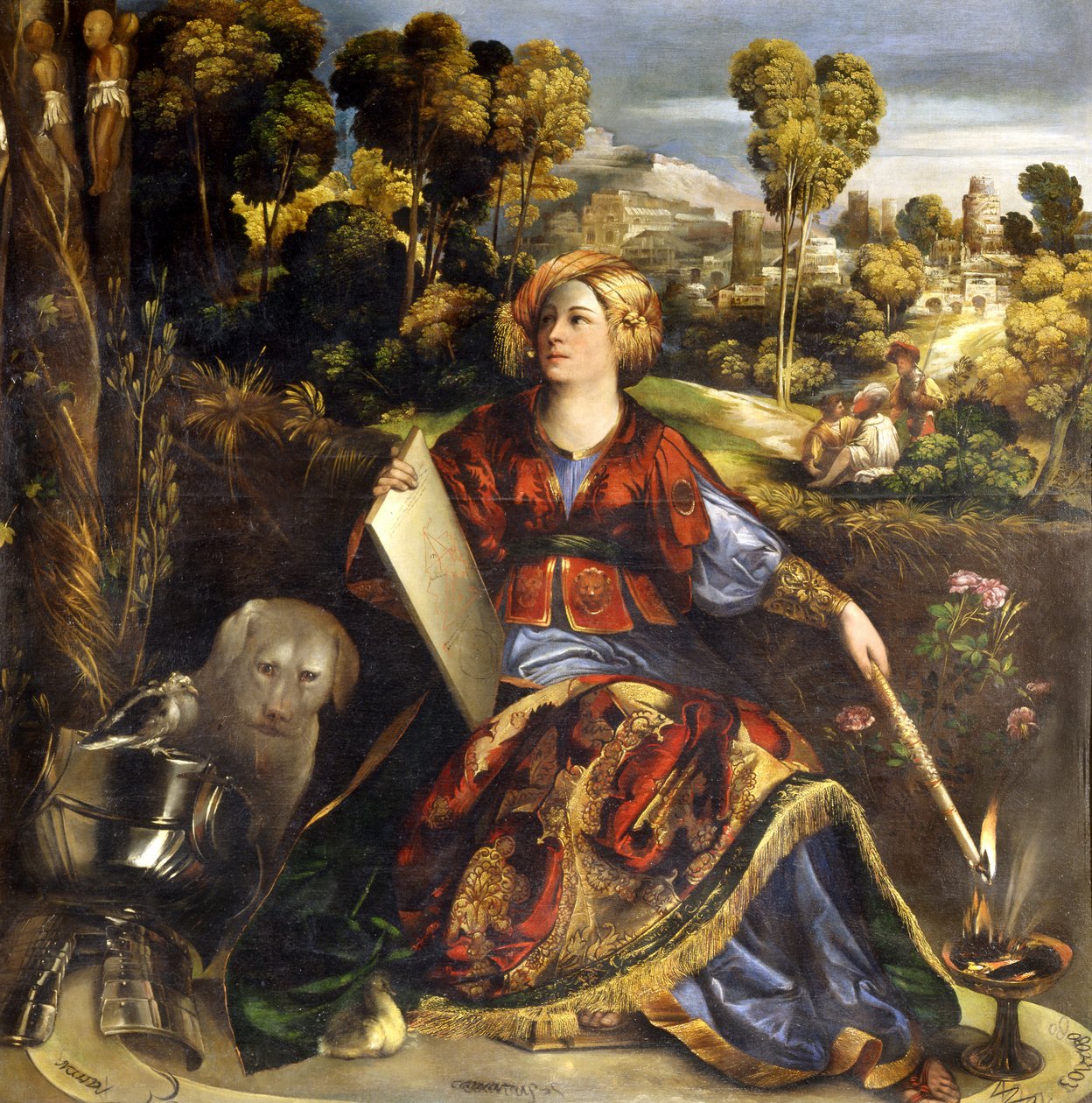The Sorceress Circe eller Melissa af Dosso Dossi