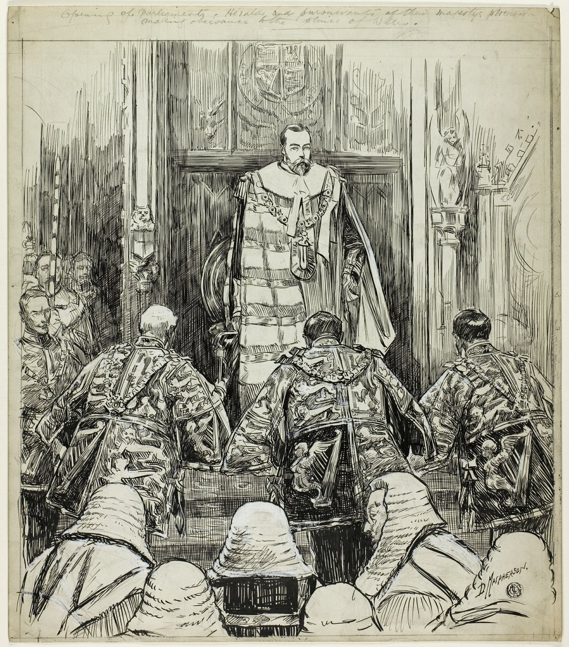 Åbning af parlamentet under Edward VII af Douglas Macpherson