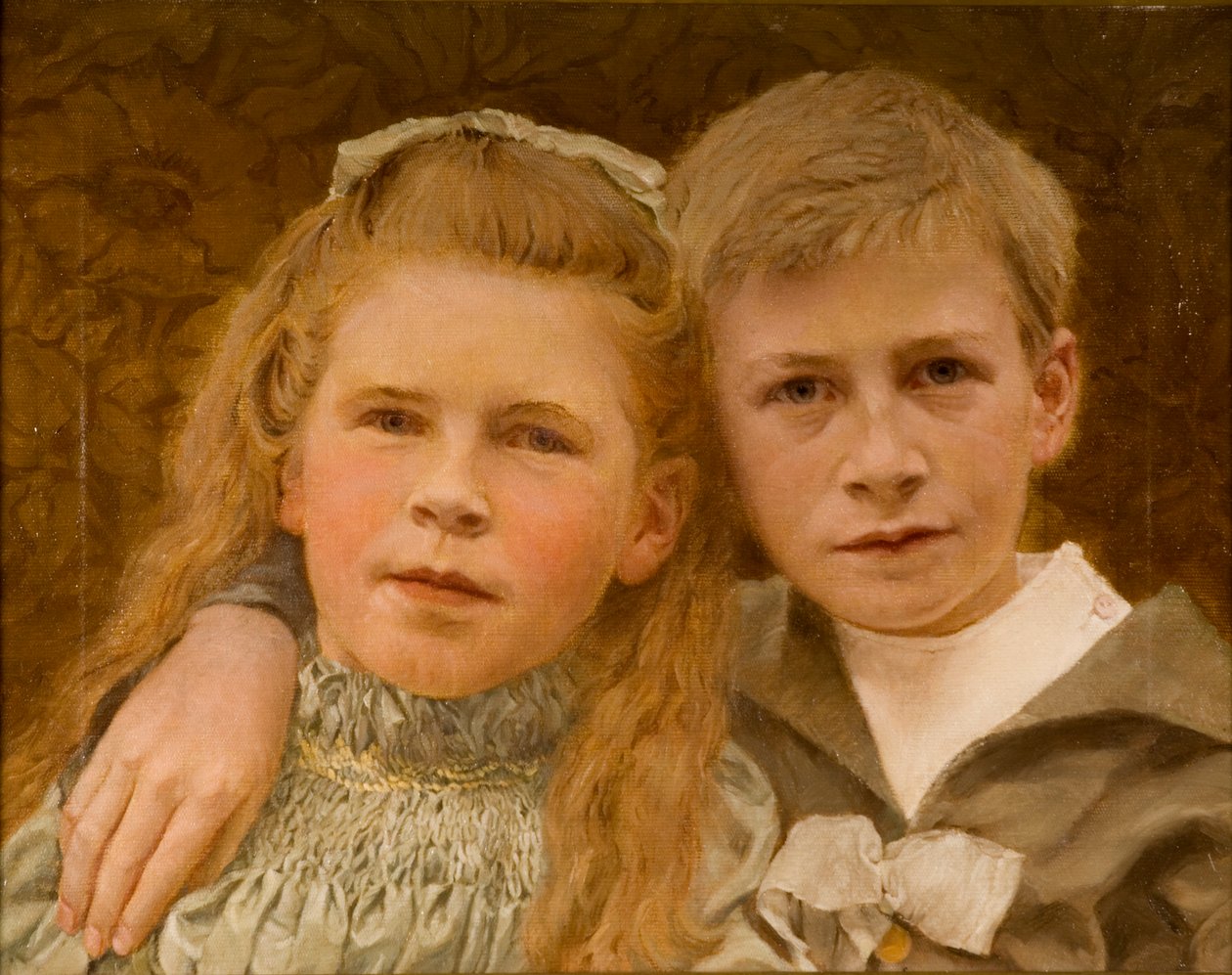 Philip og V.M. Haswell, 8 og 6 år af Dr. John Haswell