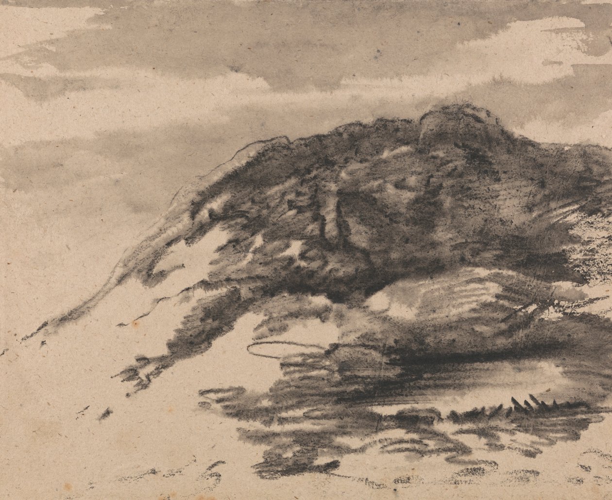Komposition inspireret af Richard Wilsons Paintings of Cader Idris af Dr. Thomas Monro
