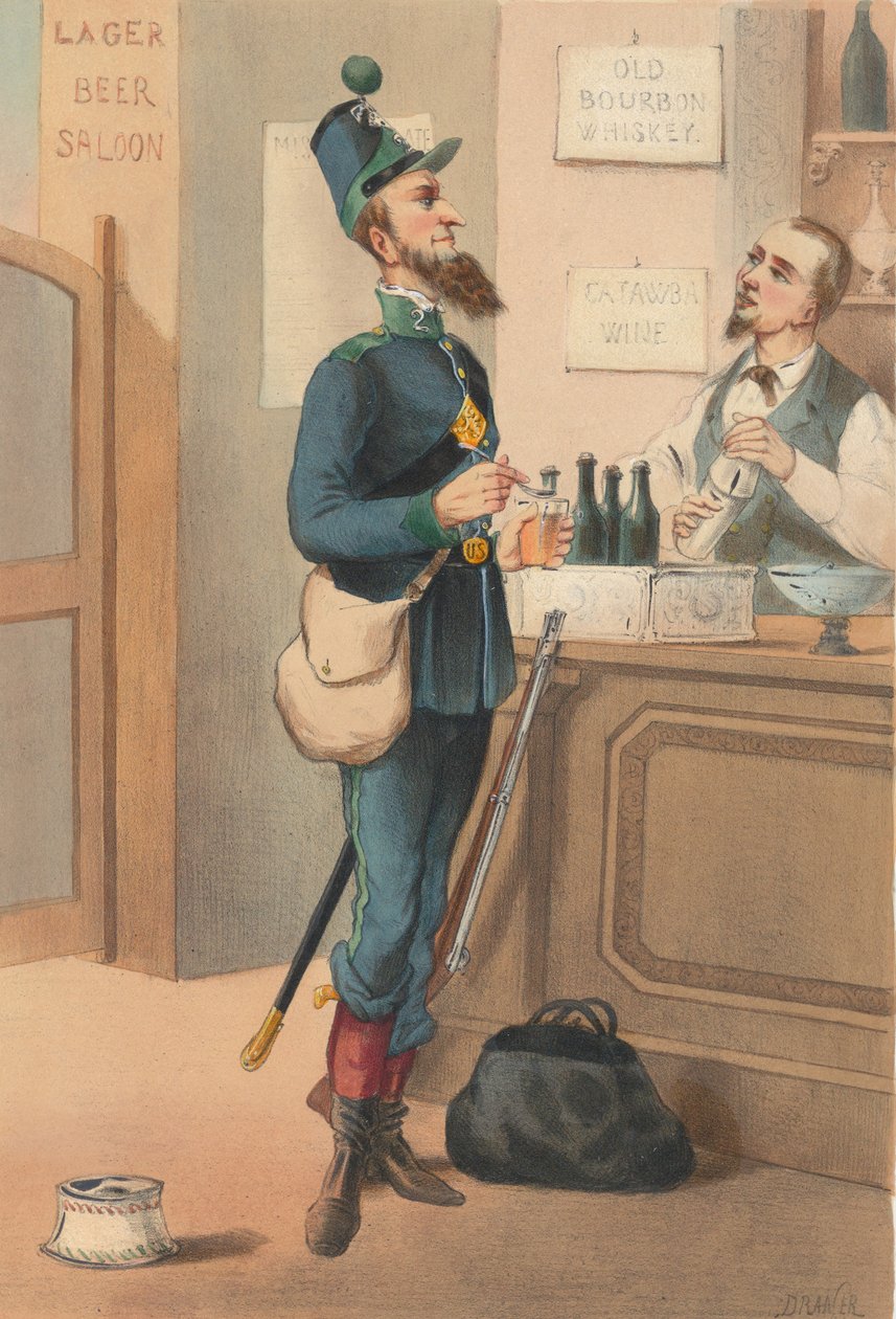 USA - Jægere til fods, 1865. af Draner