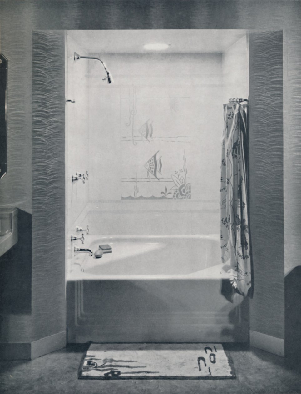 Nyt fire fods kvadratisk Neo-Angle Bath, 1935 af Drix Duryea