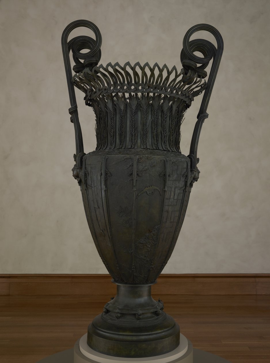 Vase, 1889 (bronze og kobber) af Désiré Ringel d