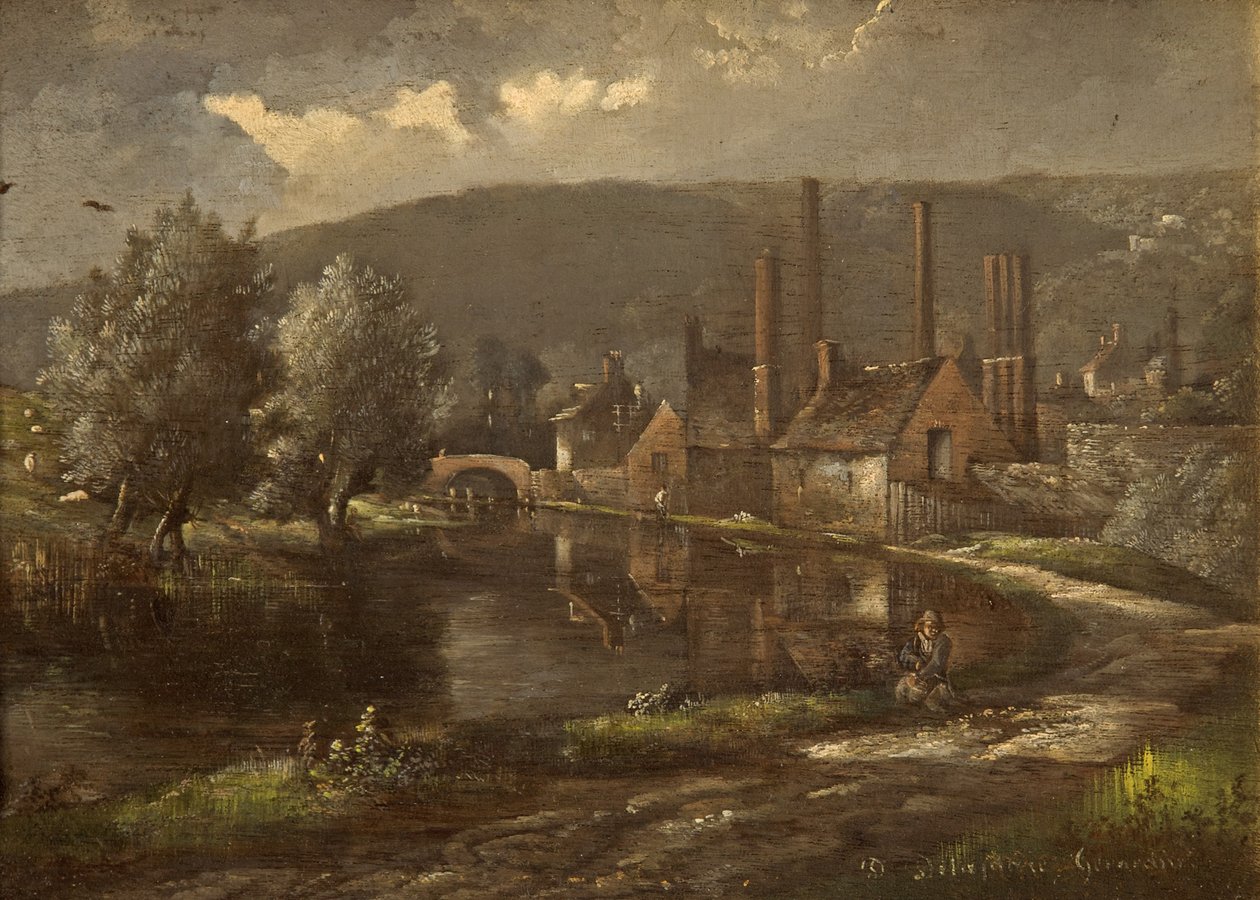 Partridge Dye House, Bowbridge, Stroud, Gloucestershire af Désiré Delaplace Gérardin
