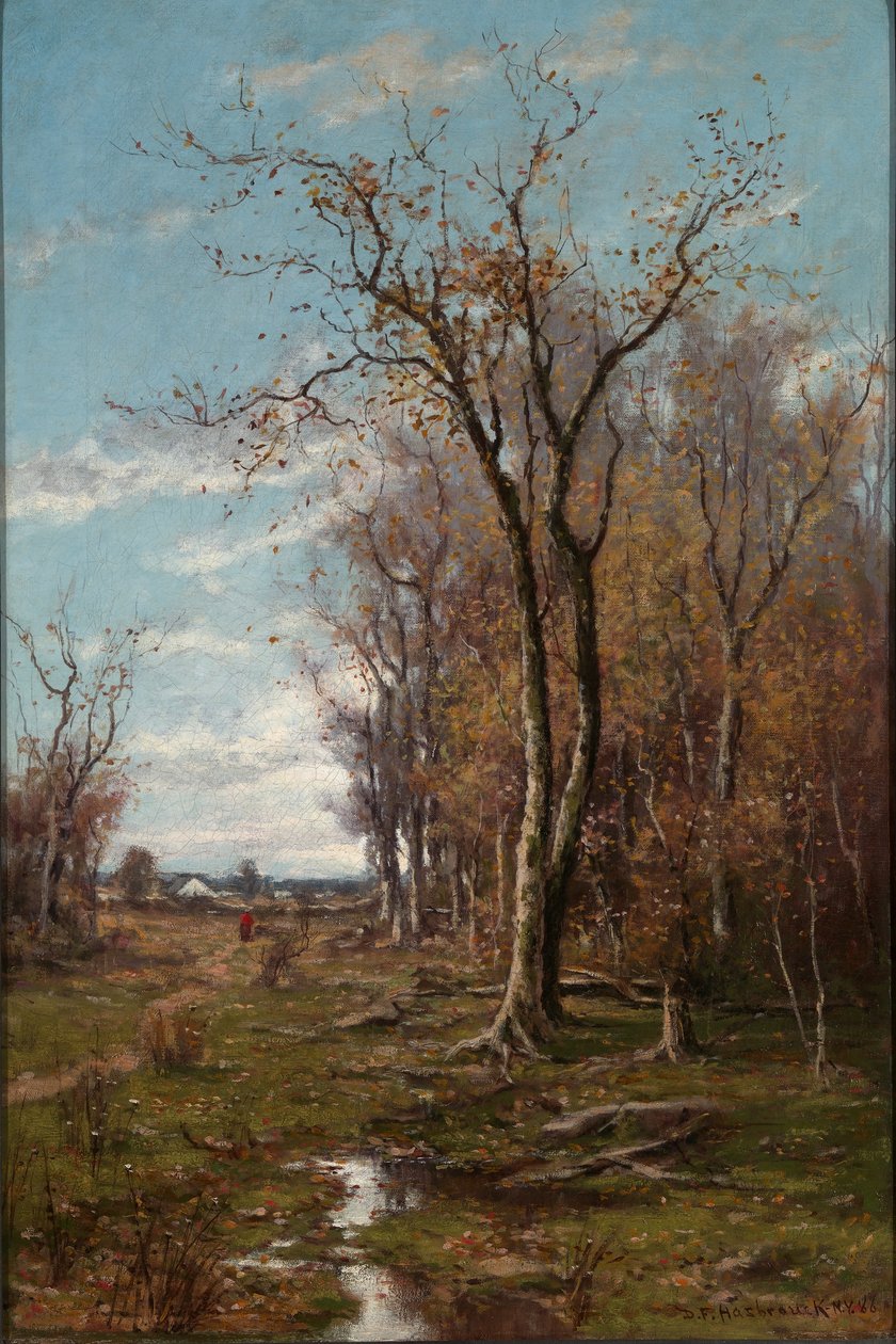 Efterårslandskab af Du Bois Fenelon Hasbrouck