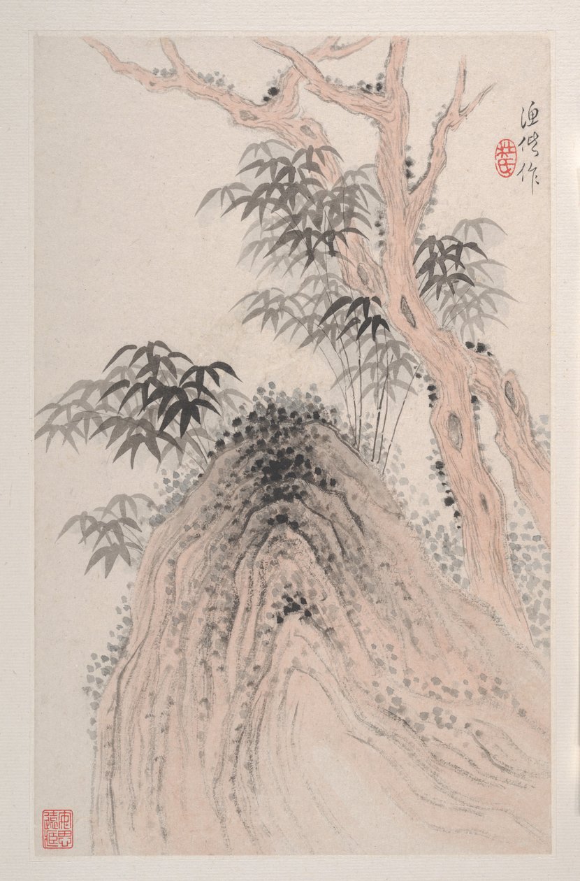 Landskaber efter gamle mestre, 1800-tallet. af Du Xiang