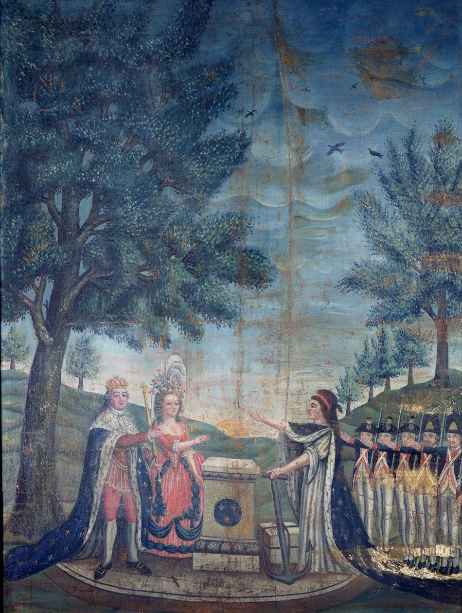 Ed af Kongen, Dronningen, Nationen og Nationalgarden ved Forbundets Festival, 14. juli 1790 af Dubois