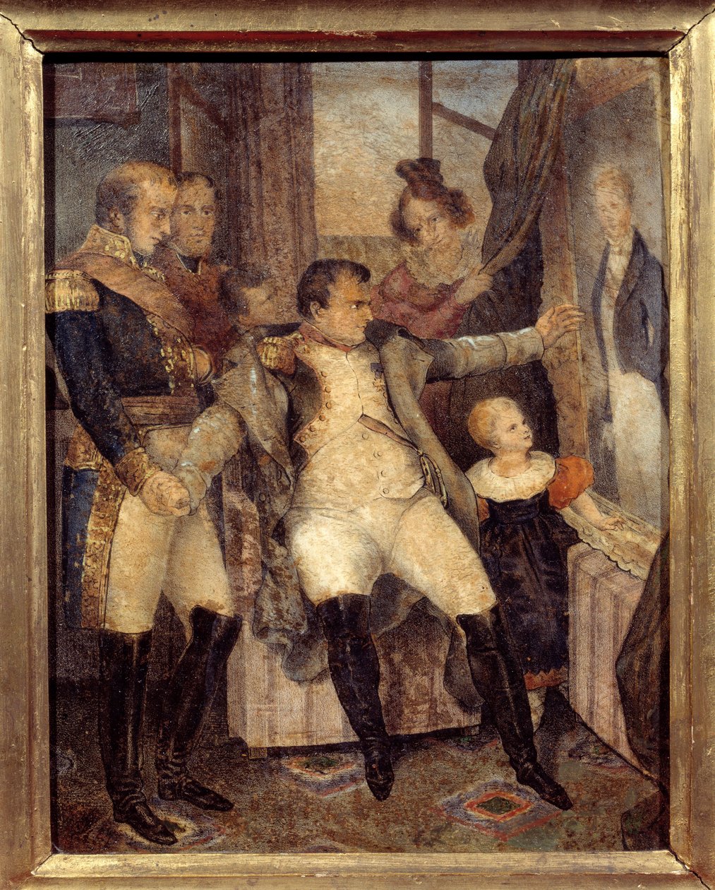 Portræt af Napoleon 1 af Dubreuil