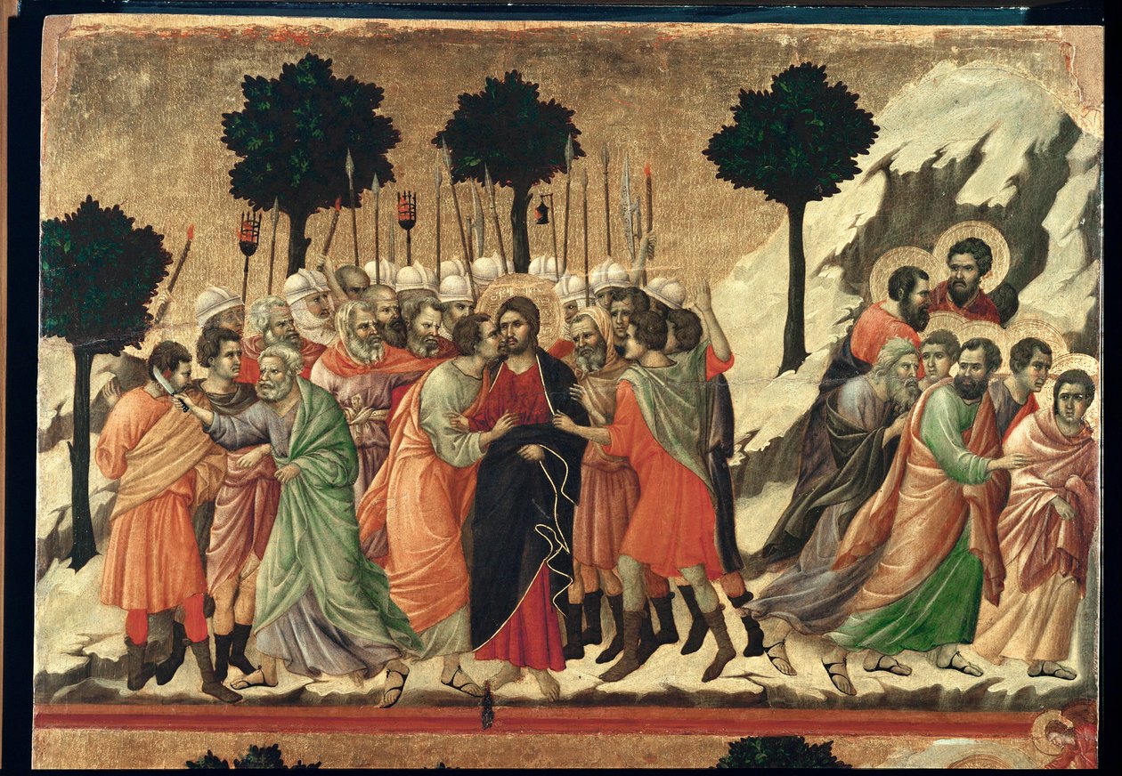 Altar Maesta, malet 1308-1311 til katedralen i Siena ... af Duccio di Buoninsegna