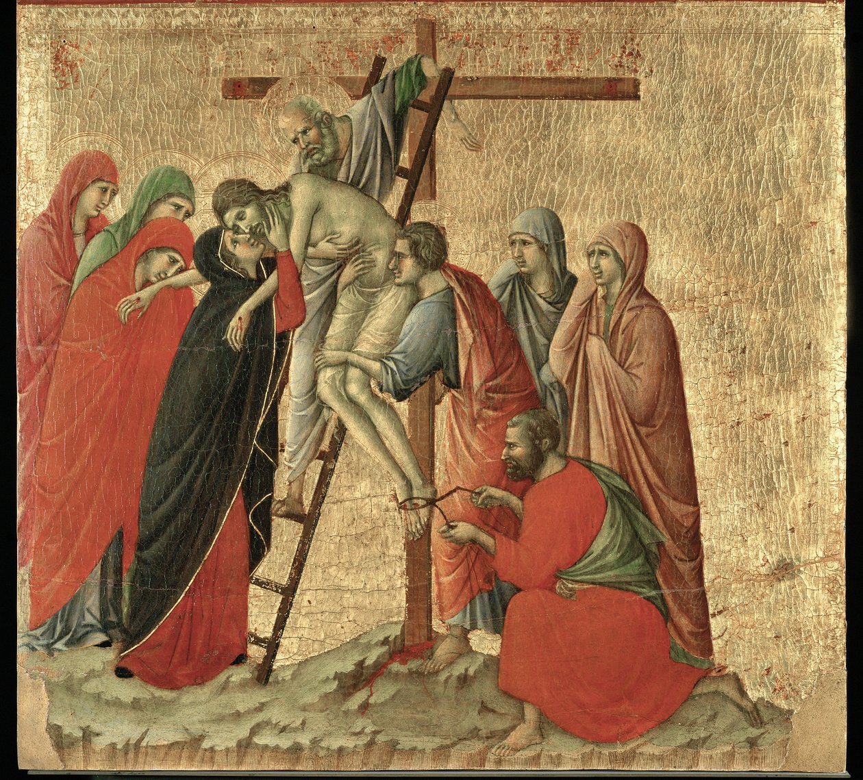 Altar Maesta, malet 1308-1311 til katedralen i Siena ... af Duccio di Buoninsegna