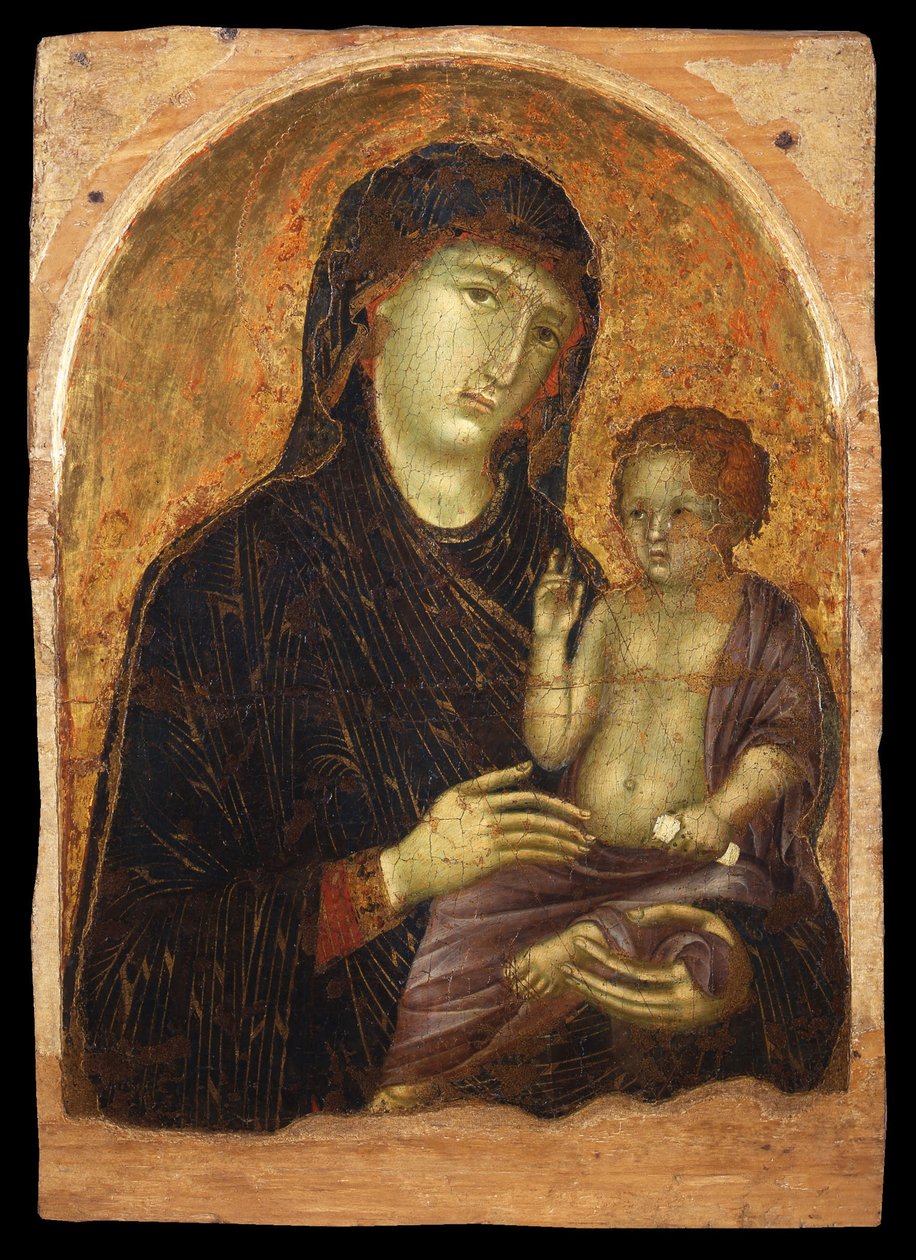 Madonna med barn, anden halvdel af 1200-tallet af Duccio di Buoninsegna