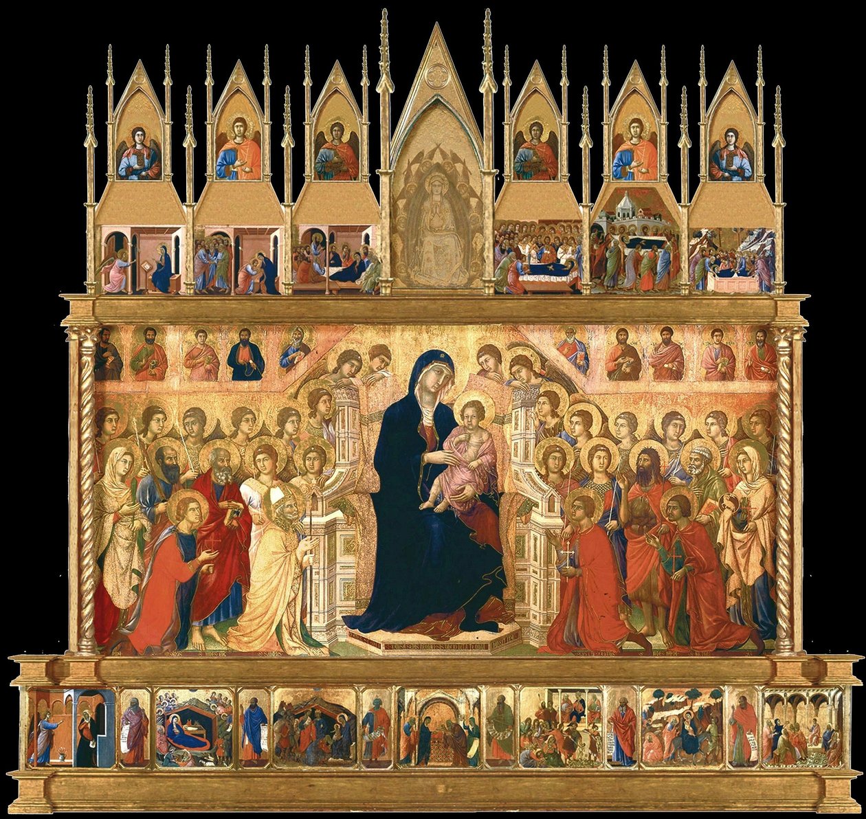 Maestá af Duccio di Buoninsegna