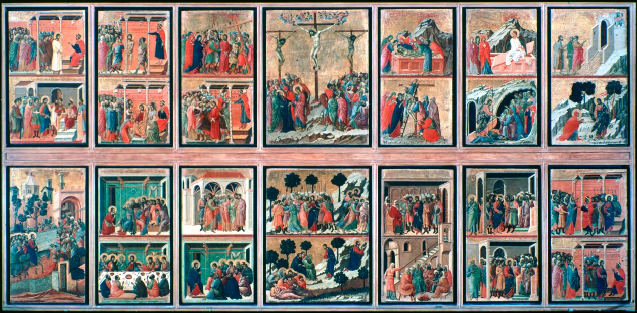 Maesta, Lidenskabshistorier, 1308-1311 af Duccio di Buoninsegna