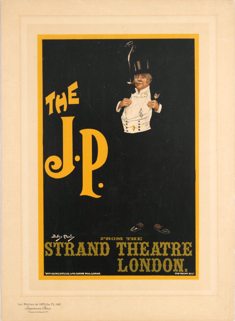 J.P. fra Strand Theatre London, 1898. af Dudley Hardy