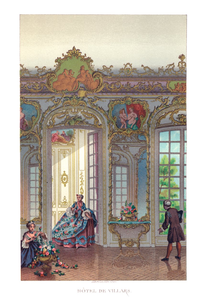Hotel de Villars, 1885 af Durin