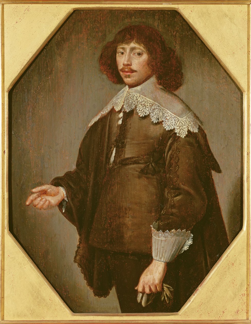Portræt af en mand, ca. 1640 af Dutch School