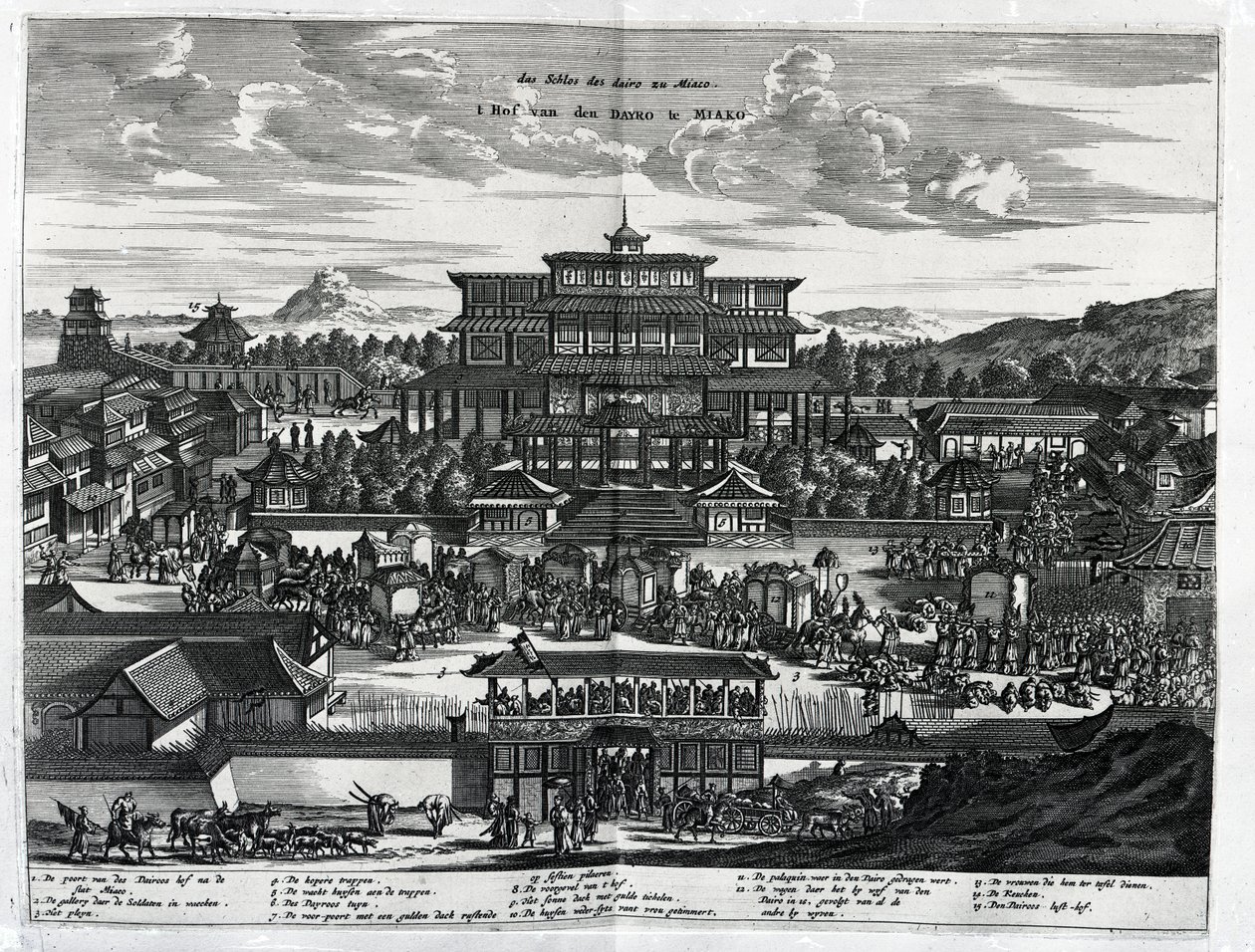 Procession fra Macau, en illustration fra 