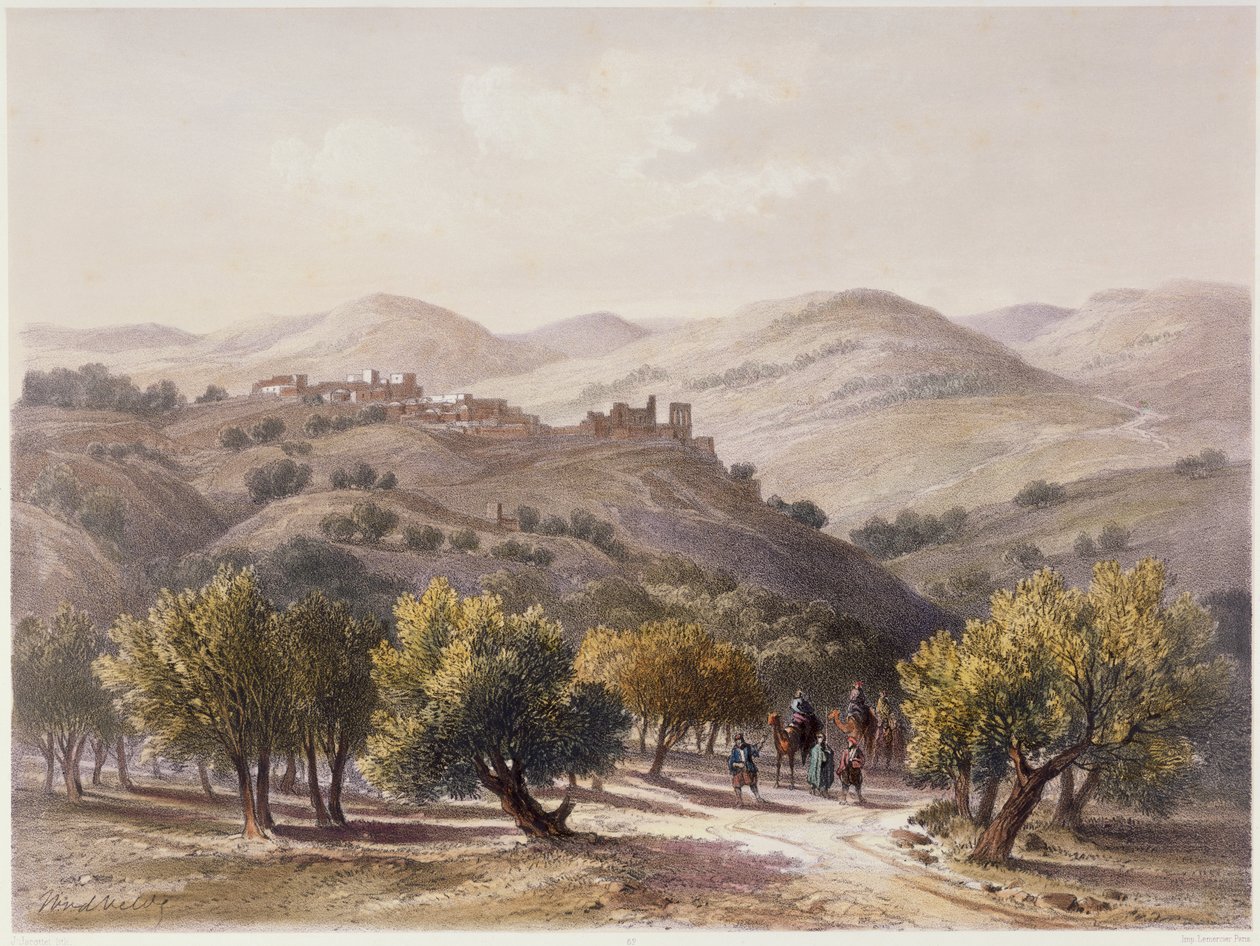 Samaria, graveret af Jean Jacottet (1806-c.1843) af Dutch School