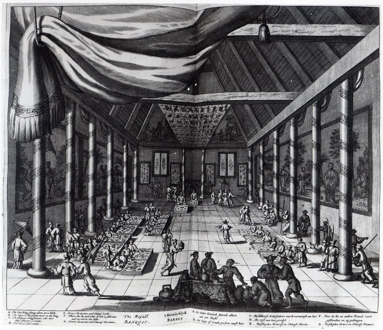 The Royal Banket, illustration fra 