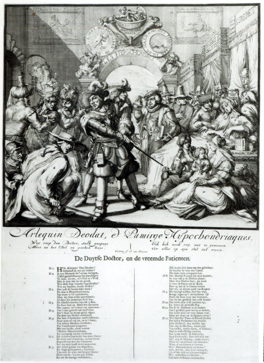 The Warming Pan Baby, ca. 1688 af Dutch School