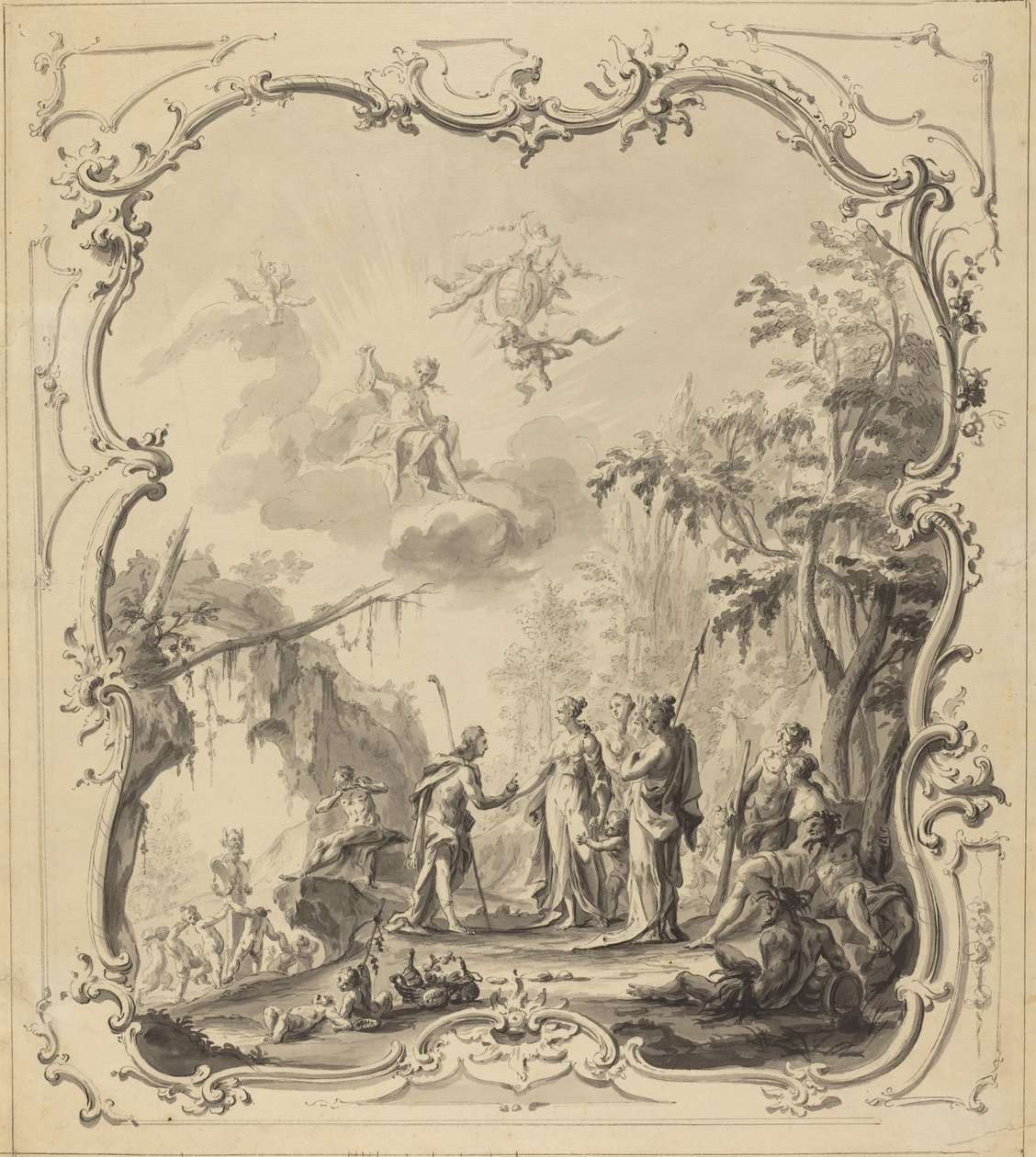 Paris-dommen af Dutch 18th Century