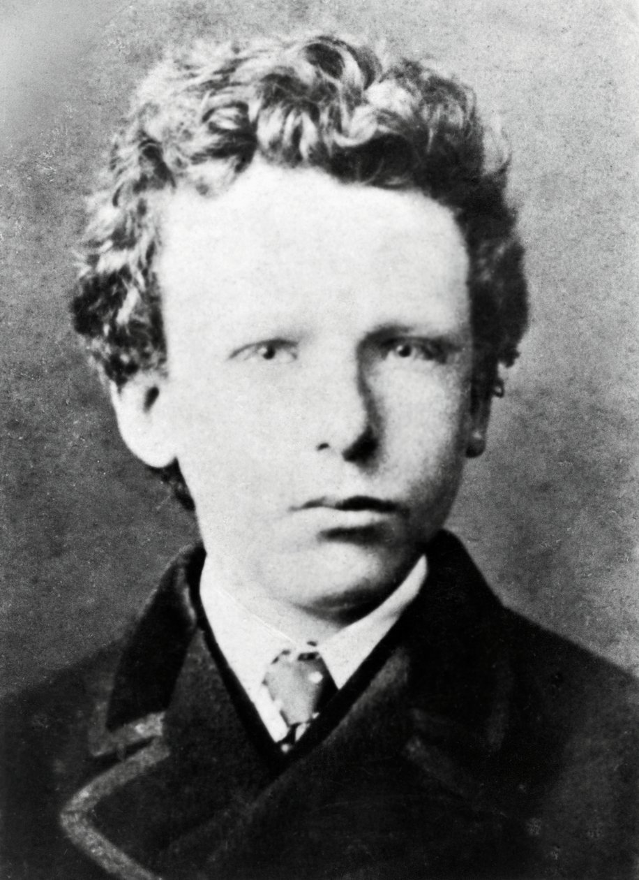 Vincent Van Gogh, omkring 13 år gammel (s/h-foto) af Dutch Photographer