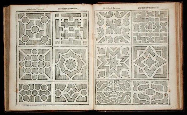 Designs til parterre, fra 