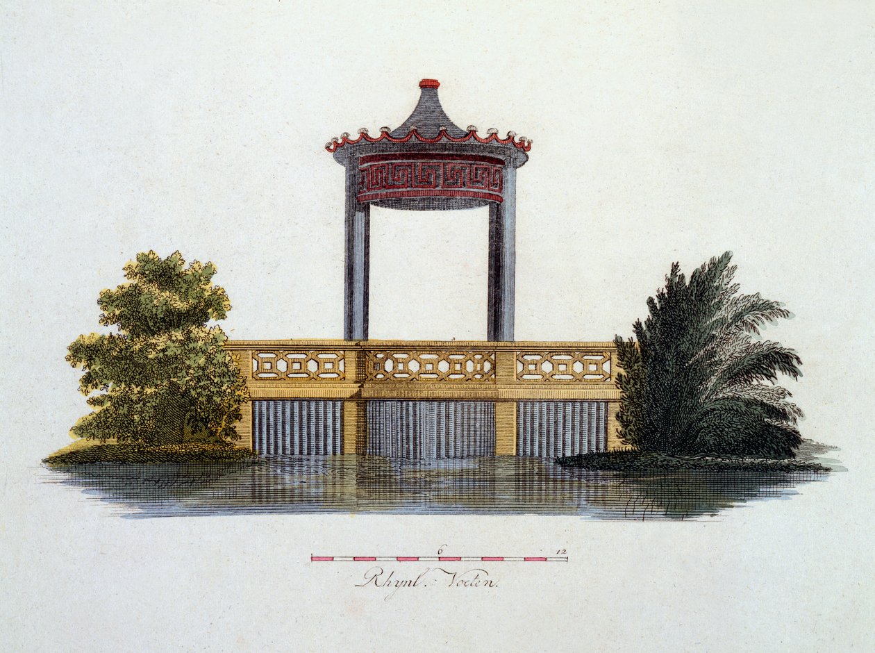Illustration fra Magazine of Garden Gems af G. van Laar, udgivet 1802 af Dutch School