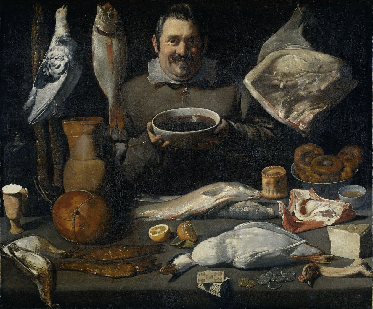 Køkken Scene af Dutch School