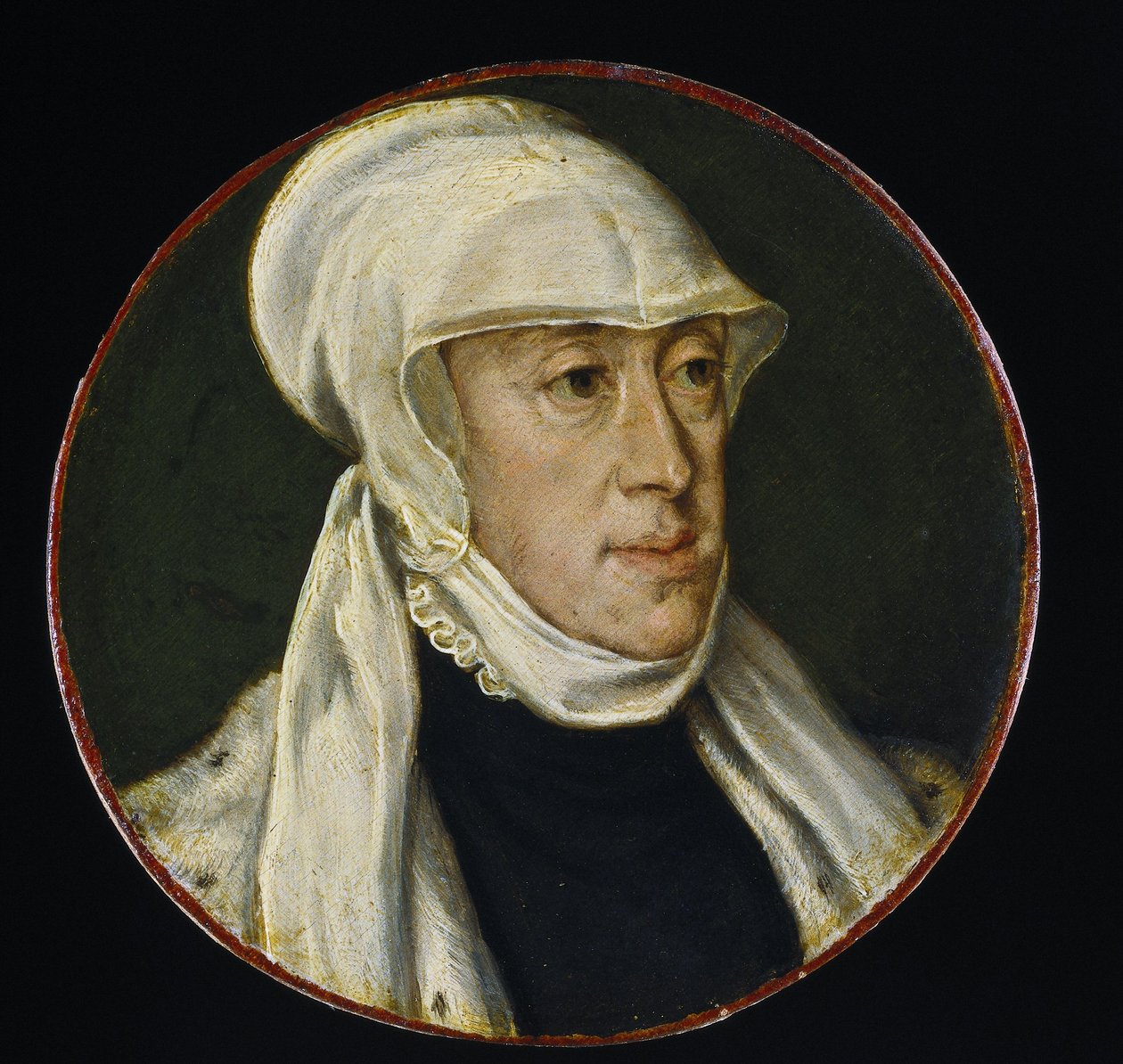 Maria af Ungarn, regent af Nederlandene, 1550-60 af Dutch School