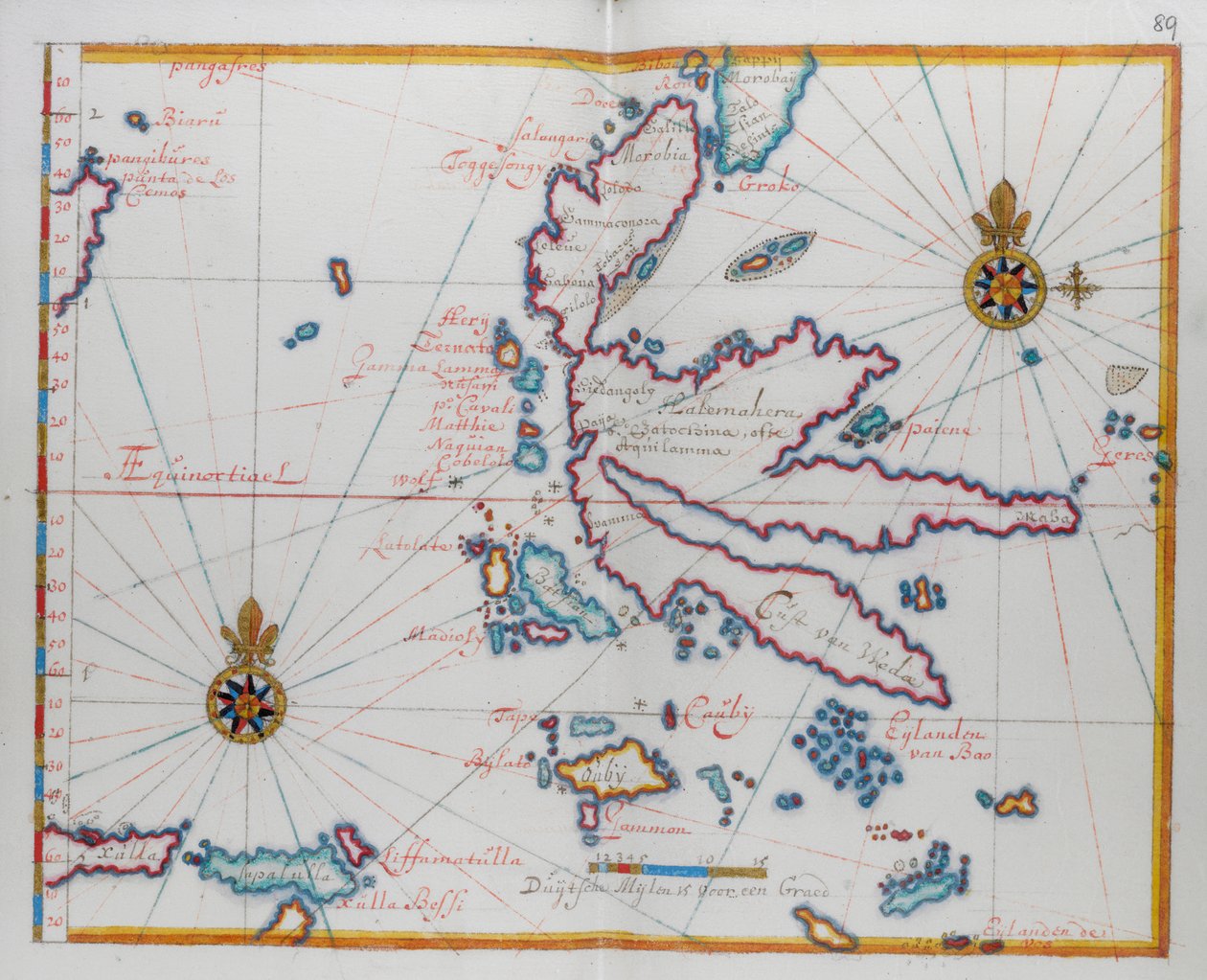 Molucca (Maluku)-øerne, E. Indies, Indonesien. af Dutch School