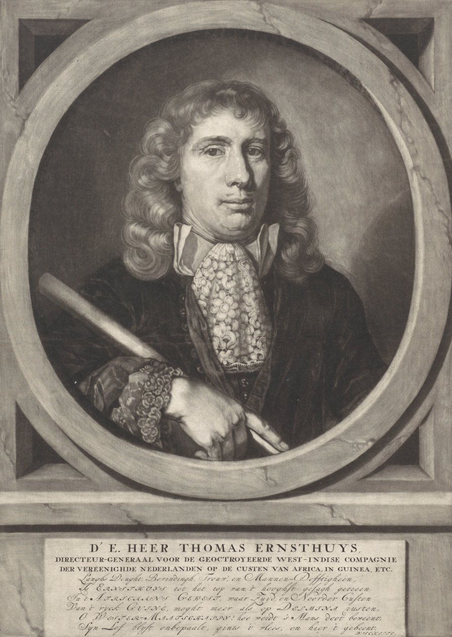Portræt af Thomas Ernsthuys af Dutch School