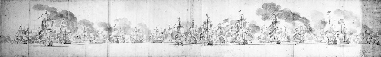 Slaget ved Solebay, 28. maj 1672 af Dutch School
