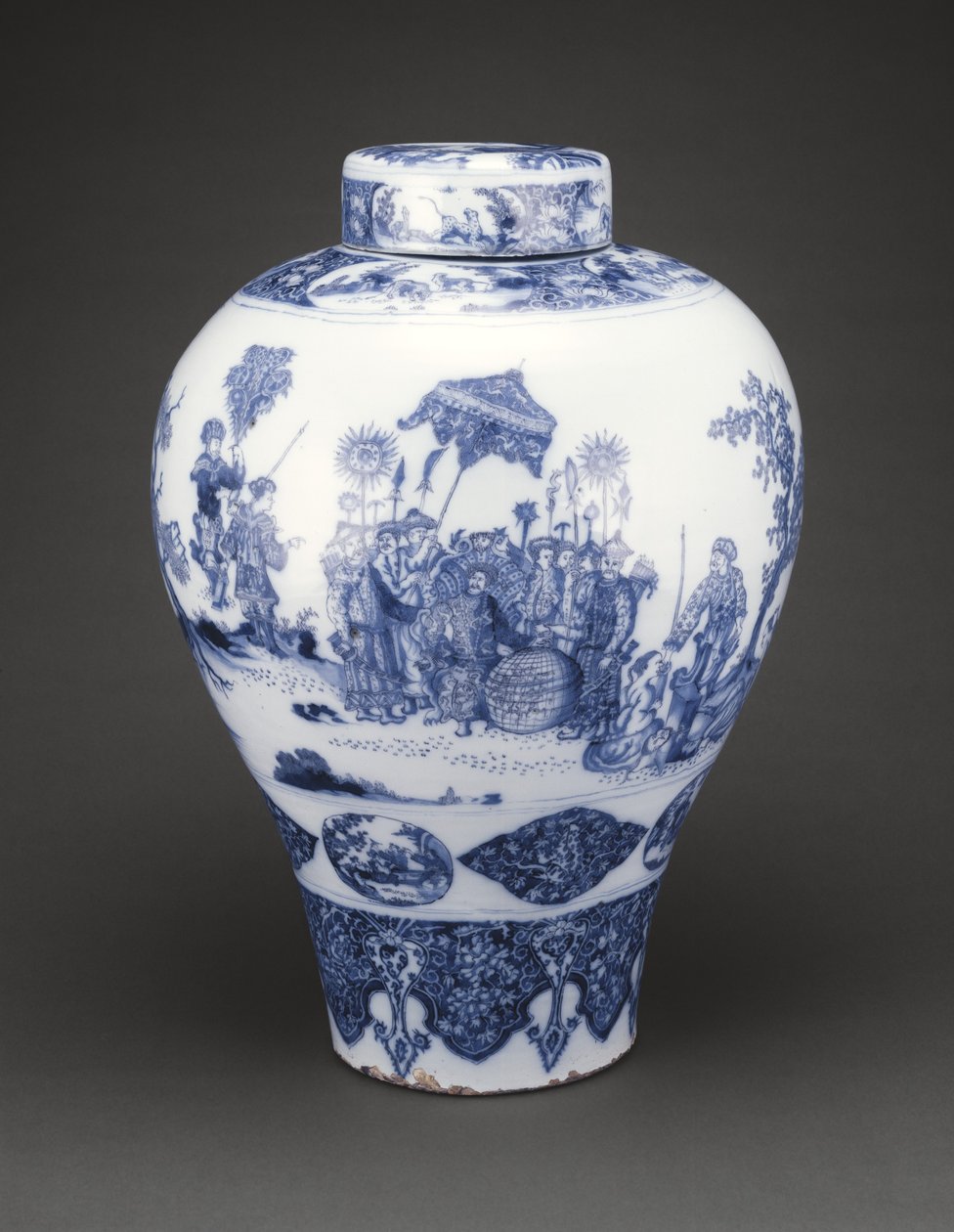 Vase med betræk, 1678-80 af Dutch School