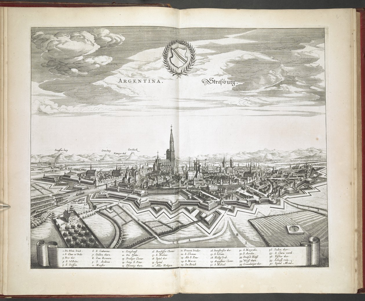 Udsigt over Strasbourg fra 