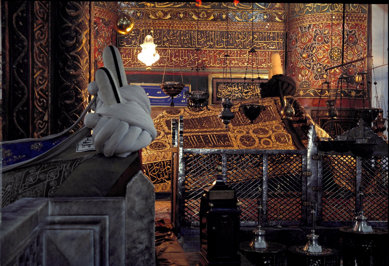 Udsigt over mausoleet i Mevlana (Celaleddin Rumi) af Dynasty Seljuq
