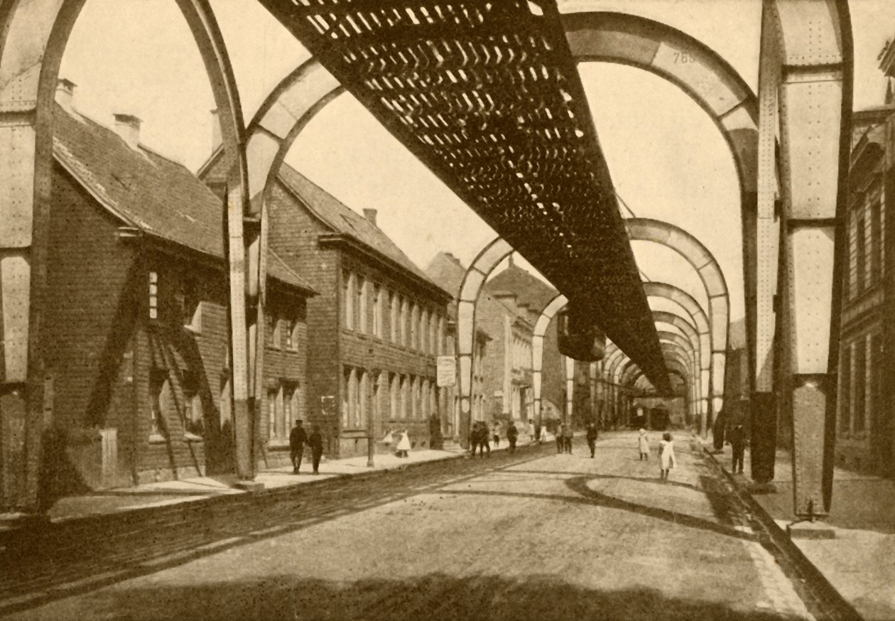 Et elektrisk affjedret mono-skinnesystem, 1930. af ENA