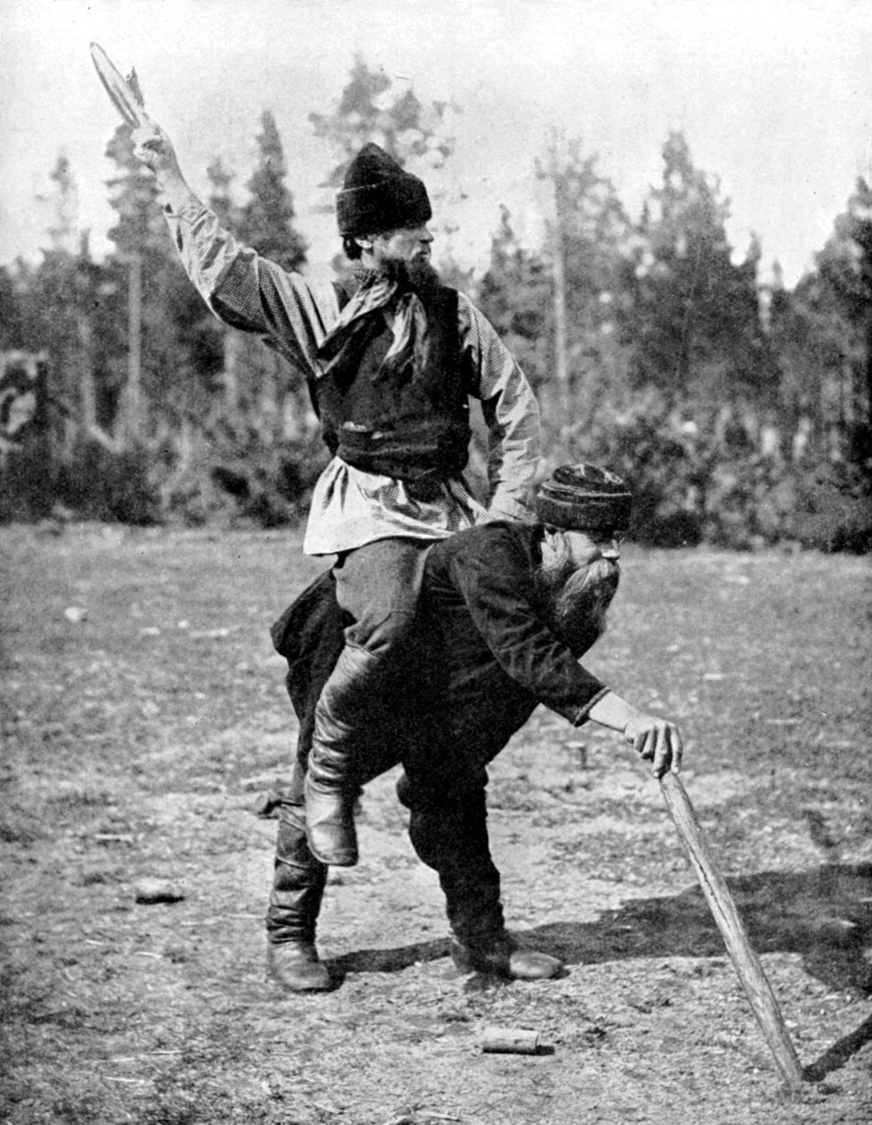 Finner spiller Kykka, landskampen, 1936 af ENA