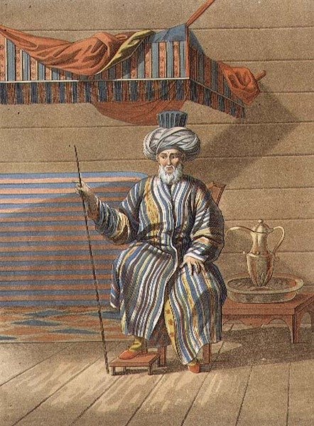 Tartar Elder, graveret af Jegor Skotnikoff (1782-1843) (litho) af E. (after) Karnejeff